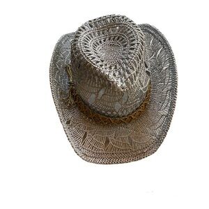 August Blue Straw Cowboy Hat